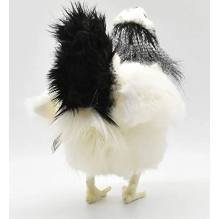 HANSA Plüschtier Henne schwarz und weiß, 31 cm H 5620 – Bild 3