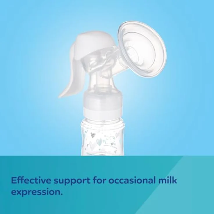 Canpol Babies Basic Milchpumpe, manuelle Muttermilchpumpe mit einfacher Reinigung und intuitiver Anwendung, 1 St. – Bild 4