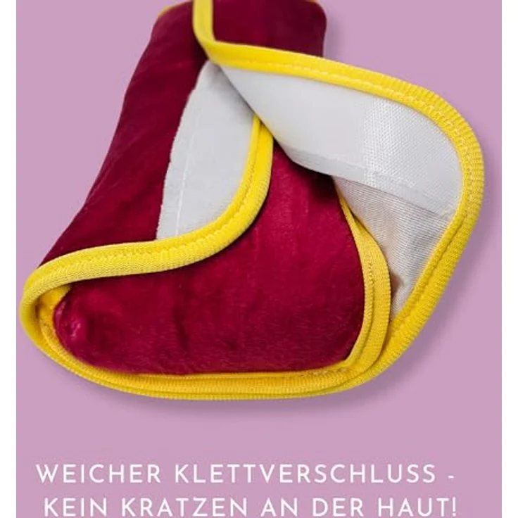 HECKBO 2x Fee Gurtschoner + 2x Fee Kissen, Auto Zubehör Set mit ergonomischem Design und pflegeleichtem Bezug – Bild 5