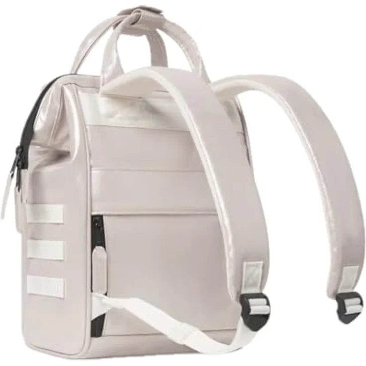 Cabaia Adventurer Iridescent, Kinderrucksack S 32 cm, beige, 100% Polyurethan, 23 cm x 13 cm x 32 cm – Bild 9