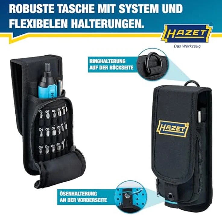 HAZET Werkzeug Adventskalender 2025, 24-teilig mit Akku-Schrauber, LED-Licht und ergonomischem Softgrip-Griff – Bild 5