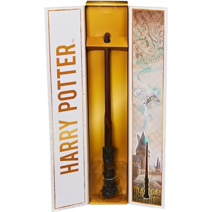 Wizarding World Harry Potter - Authentischer Zauberstab aus Kunststoff mit Hogwarts-Halterung, ca. 30,5 cm, Spielzeug für Kinder ab 14 Jahren, Fanartikel – Bild 2