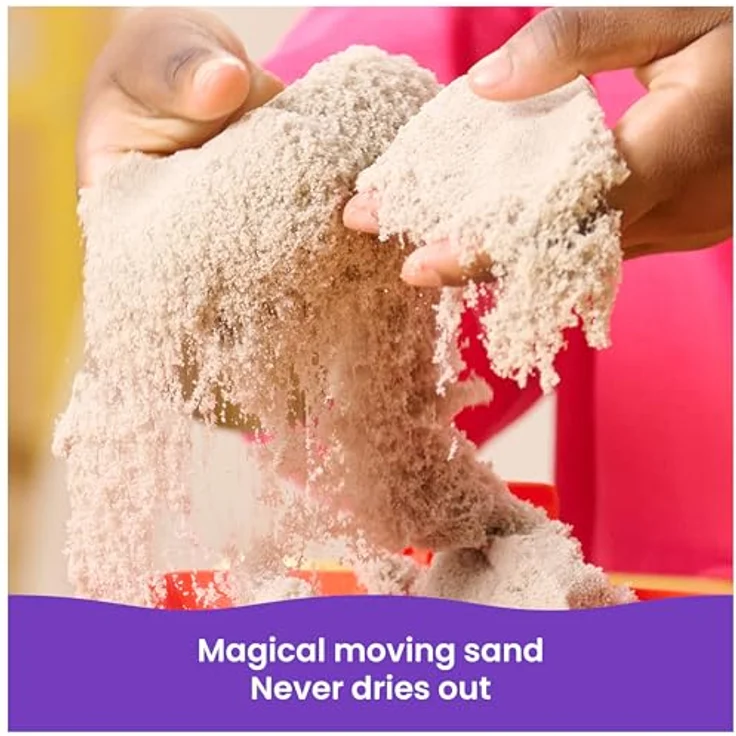 Spin Master Kinetic Sand - Sandy Farm Set, kreativer Bastelsand für spielerische Feinmotorik und handwerkliche Fähigkeiten – Bild 8