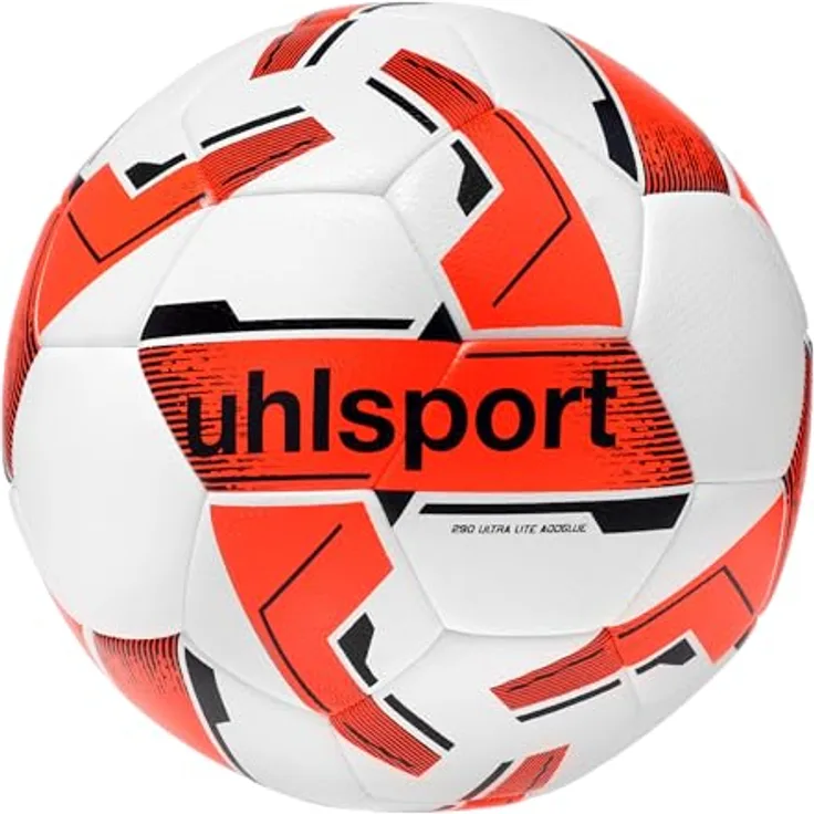 uhlsport Fußball 290 Ultra Lite Addglue, 44% leichter als Seniorenbälle für junge Spieler