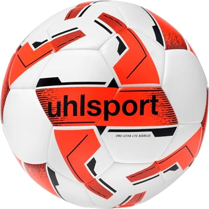 uhlsport Fußball 290 Ultra Lite Addglue, 44% leichter als Seniorenbälle für junge Spieler – Bild 1