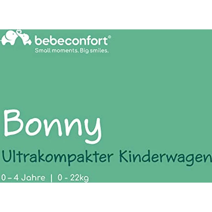Bebeconfort Bonny, ultrakompakter 3-in-1 Kinderwagen mit automatischem Klappsystem, grau – Bild 4