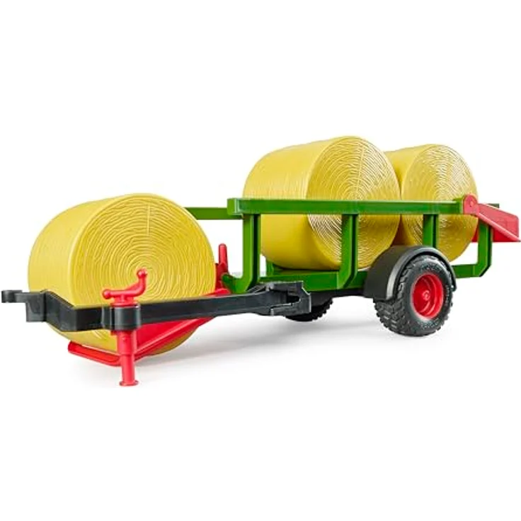 Bruder® Rundballensammler mit 3 Rundballen, kippbare Ladefläche und bewegliche Deichsel – Bild 3