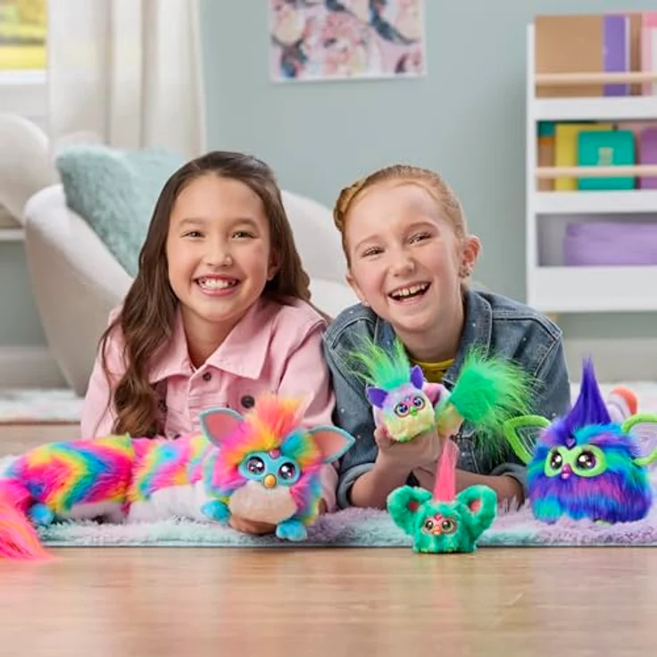 Hasbro Furby DJ Furblet Kitt-Ee-Luv, elektronisches Plüschspielzeug mit dehnbarem Körper und Musikfunktionen, für Kinder ab 6 Jahren – Bild 6