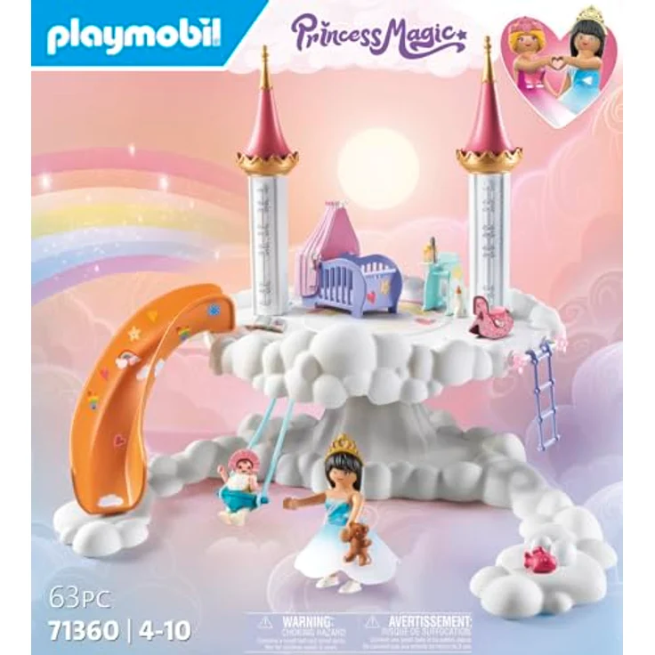 Playmobil® Konstruktions-Spielset Himmlische Babywolke (71360), Princess Magic, (63 St), Made in Germany – Bild 5