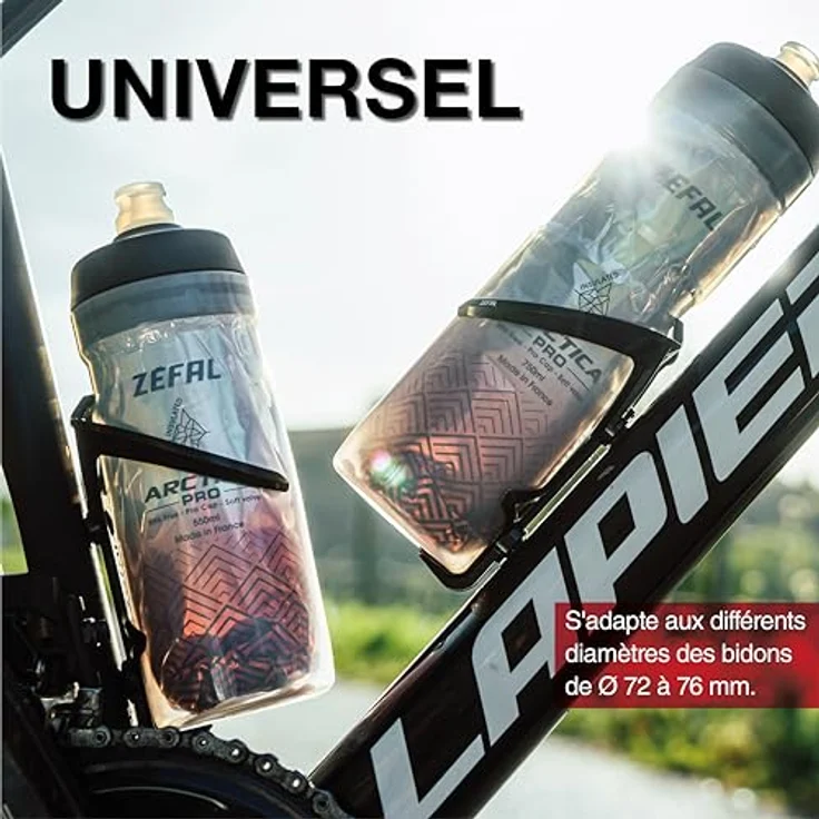 Trinkflaschenhalter Zefal Pulse L2 Carbon, schwarz – Bild 6