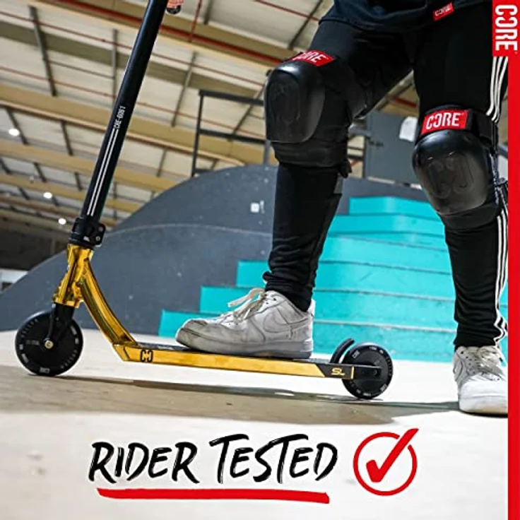 Core Action Sports Stuntscooter Core Hollow V2 Stunt-Scooter Rolle 110mm Galaxy/PU Schwarz, Leichte Aluminiumkonstruktion, 88a Urethan, ABEC 9 Lager – Bild 4