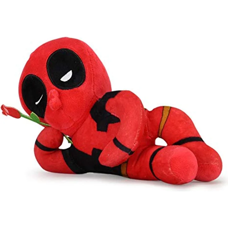 KIDROBOT Plüschtier Deadpool Provocateur, 20 cm, rot-schwarz – Bild 3