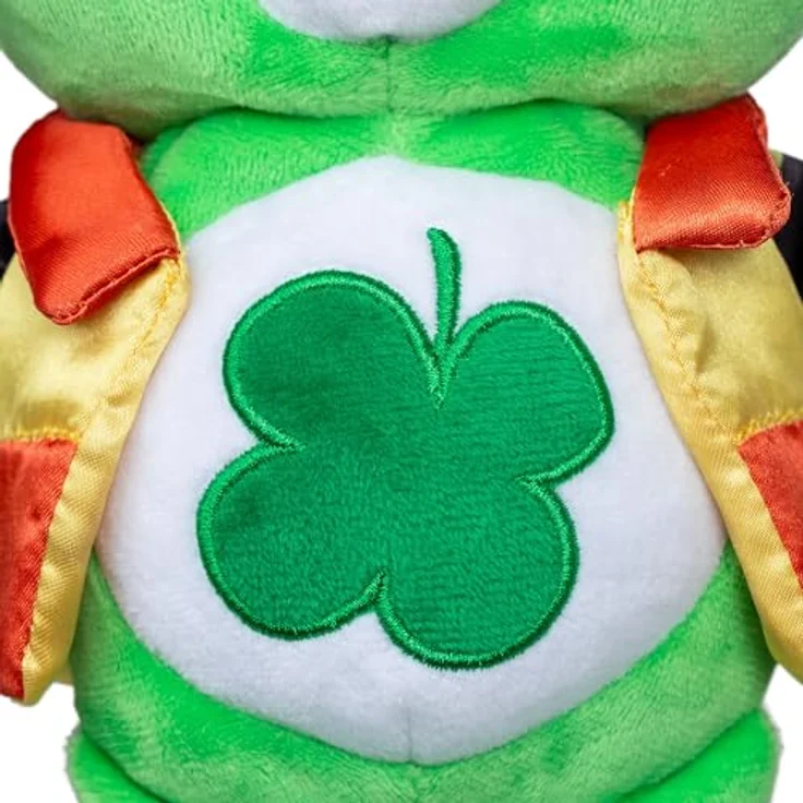 Basic Fun Care Bears x Stranger Things Good Luck Bear als Will, 22 cm Plüsch, limitierte Edition mit UPSIDE DOWN Bauchabzeichen – Bild 4