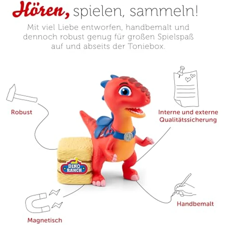 tonies Hörfiguren für Toniebox, Dino Ranch – Mächtig Ärger für Jon & 3 weitere Abenteuer, Hörspiel für Kinder ab 3 Jahren, Spielzeit ca. 56 Minuten – Bild 3