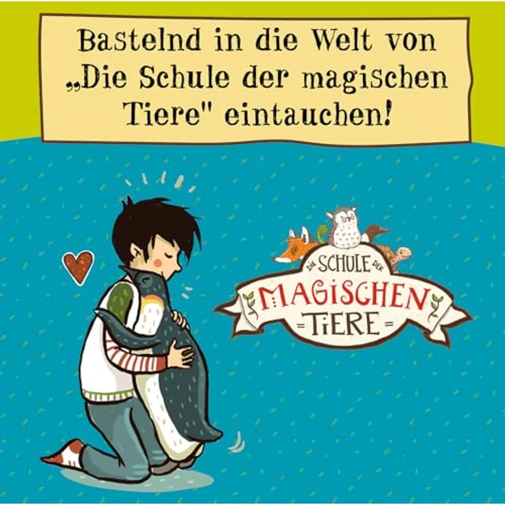 Kosmos Kreativset AllesKönnerKiste, Nähspaß mit Pinguin Juri, für Die Schule der magischen Tiere, inklusive farbiger Anleitung und Füllwatte – Bild 5