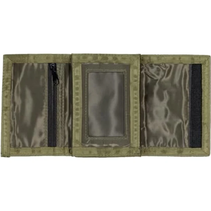 Alpha Industries Combat Label Wallet, unisex Geldbörse aus Nylon und Polyester mit vier Kartenfächern, Schwarz – Bild 3