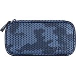 Coocazoo Mäppchen „Geometric Sky”, grau-blau, Federmäppchen, großes Hauptfach, Schlaufen für Zirkel, Geodreieck und Lineal, Stundenplanfach, Stiftehalter, Reißverschlussfach, ab der 3. Klasse