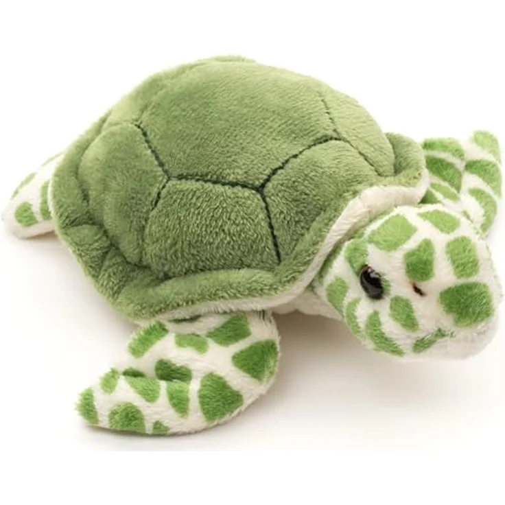 Uni-Toys Meeresschildkröte Plushie, 16 cm, hochwertig verarbeitet, nachhaltiges Füllmaterial, kuschelweich – Bild 2