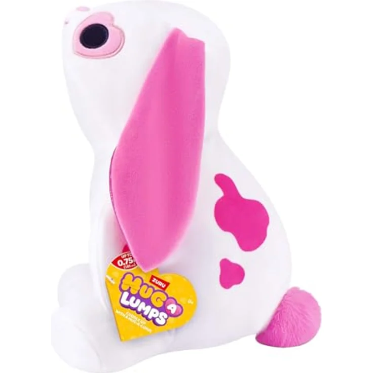 Zuru Hug-a-Lumps Love, beschwertes Langohren Kaninchen Plüschtier, 35 cm, 1.6 lb (0.75 kg) – Bild 1