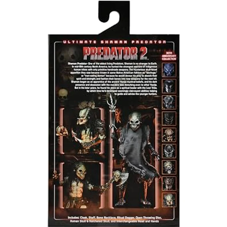 NECA Predator Actionfigur 7" Ultimate Shaman, Sammelfigur aus Kunststoff in Geschenkverpackung, ideal für Spiel und Phantasie – Bild 4