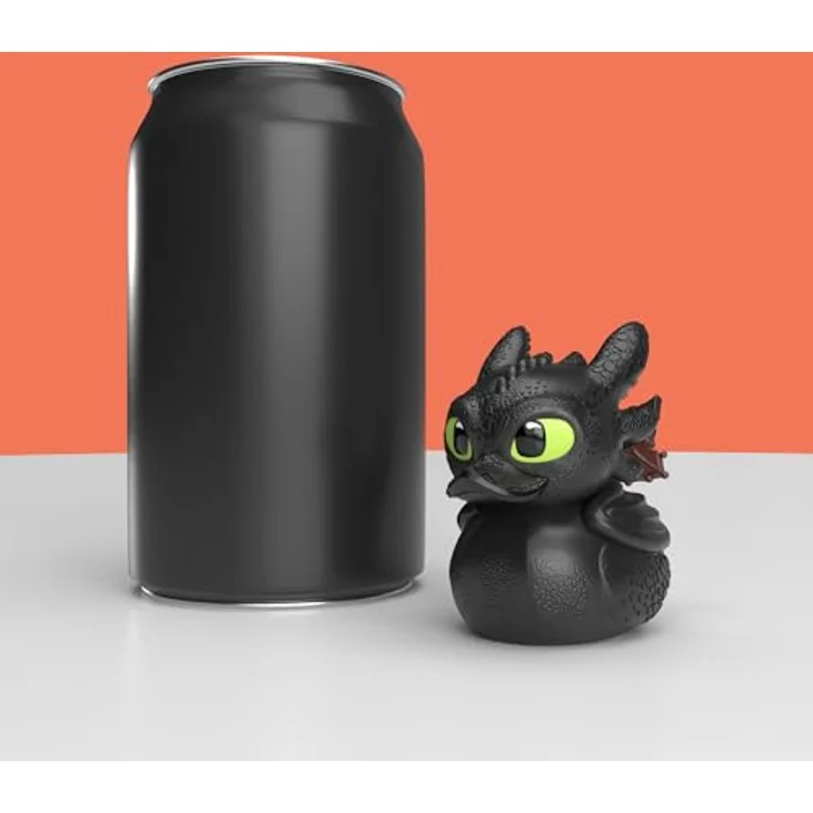 TUBBZ Mini: Drachenzähmen leicht gemacht - Ohnezahn, Cosplay-Gummiente Vinyl-Figur, ca. 5 cm, in dekorativer Mini-Badewanne – Bild 3
