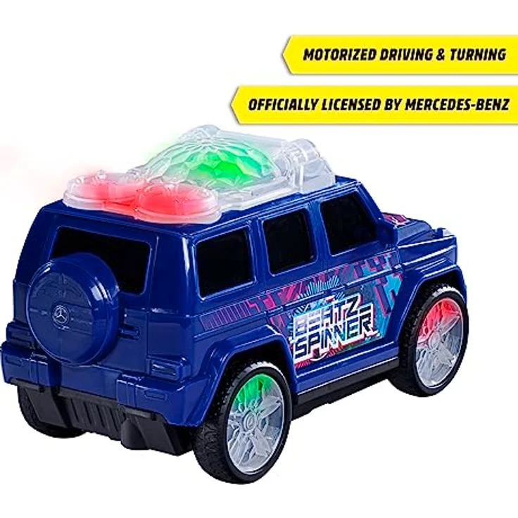 Dickie Toys - Mercedes-Benz G-Klasse Beat Spinner (23 cm) - tanzendes Streets N BEATZ Spielzeugauto, motorisiert, EDM-Sound & Farbwechsel, batteriebetrieben, Auto für Kinder ab 3 Jahre – Bild 4