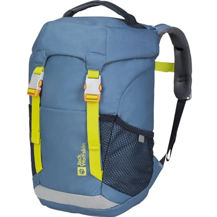 Jack Wolfskin Wanderrucksack Waldspieler, PFC-frei für Kinder ab 6 Jahren, hellblau, 16 Liter