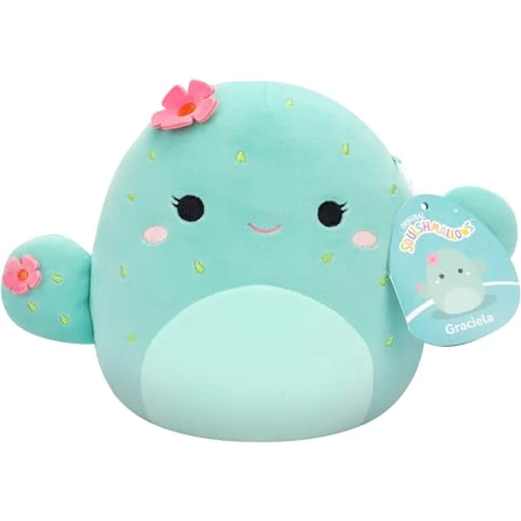 Squishmallows SQCR06580 - Graciela der Kaktus 19 cm, offizielles Jazwares Plüsch, superweiches Kuscheltier in bunten Farben – Bild 2