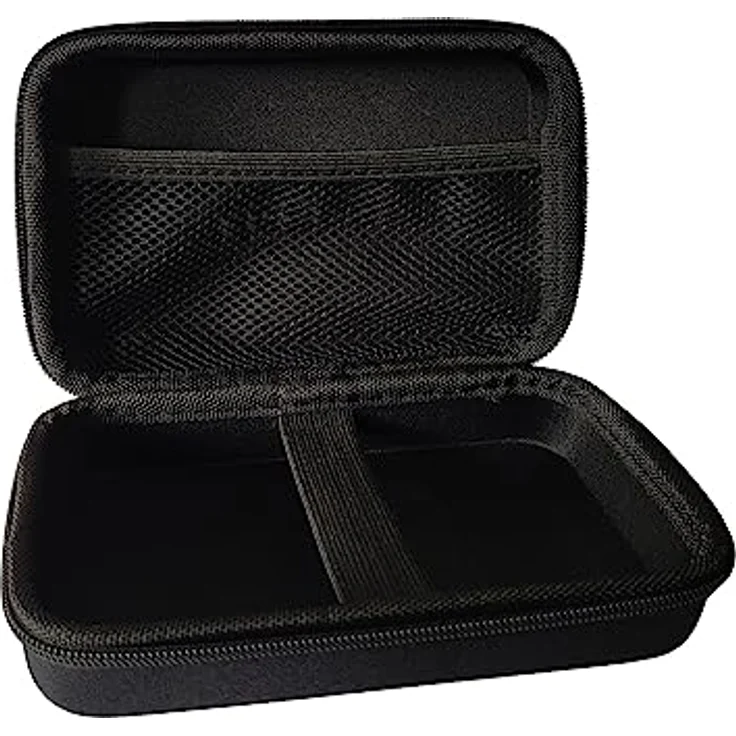 Provance Federmappe Schutztasche für Stifte Bürobedarf Außenabmessungen 180 x 100 x 60 mm Innenabmessungen 175 x 95 x 58 mm Stoßschutz Schwarz (L) – Bild 1