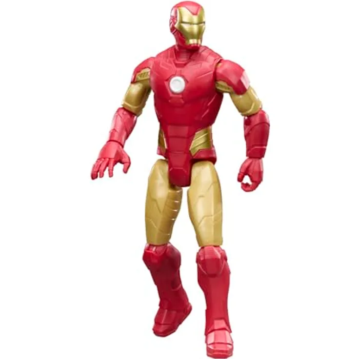 AVENGERS Marvel Avengers Titan Serie Iron Man Action-Figur, 29,2 cm mit 11 Bewegungspunkten, in Sammler-Verpackung, für Kinder ab 4 Jahren
