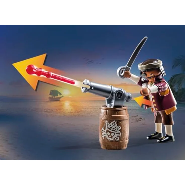 PLAYMOBIL 71420 Schatzsuche Spielset, Piratenabenteuer mit nachleuchtendem Felsversteck und 2 Figuren, Mehrfarbig – Bild 6
