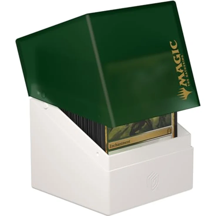 Ultimate Guard Boulder 100+ Magic: The Gathering "Guild Summit" - Selesnya, Kartenbox für bis zu 100 doppelt gesleevete Karten, Soft-Touch-Oberfläche mit Gildenwappen – Bild 2