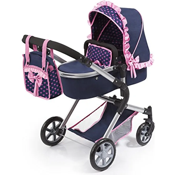 Reig Musicales 13 Reig Navy Puppenwagen, Blau