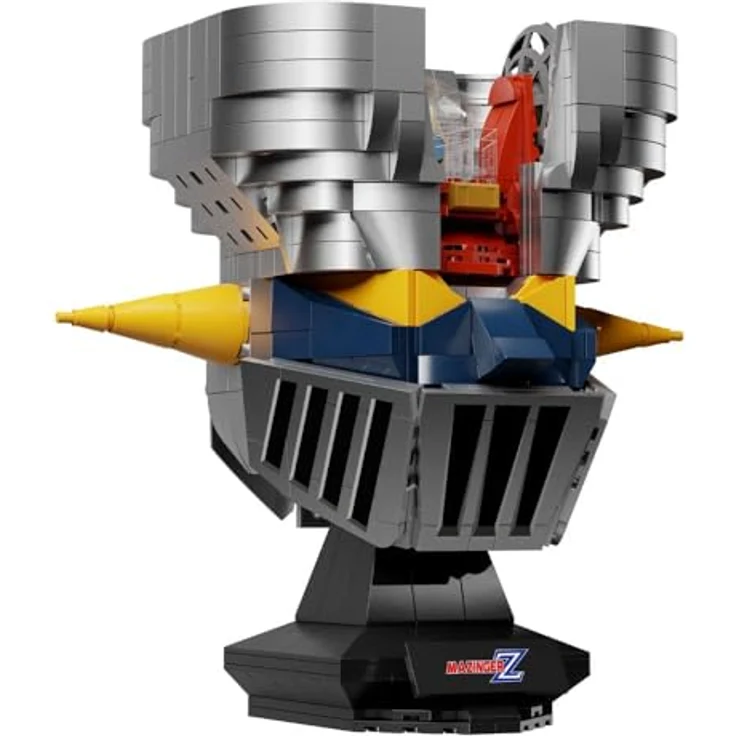 PANTASY Mazinger Z Construction Bust 21 cm, offiziell lizenziertes Bauset mit 669 Teilen in kräftigen Rot-, Schwarz- und Silbertönen – Bild 3