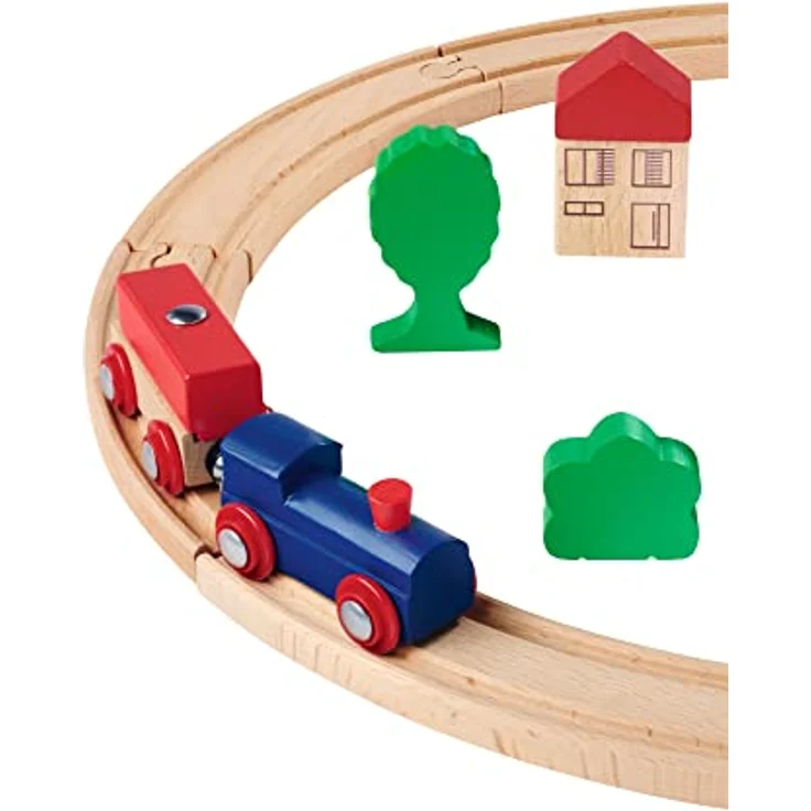 Eichhorn Bahn – Holzeisenbahn Kreis – 135cm große Strecke – Bild 3