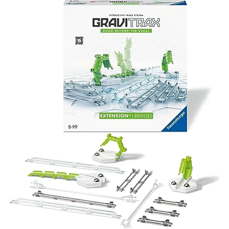 Ravensburger GraviTrax Extension Bridges - Zubehör für das Kugelbahnsystem. Kombinierbar mit allen GraviTrax Produktlinien, Starter-Sets, Extensions und Elements, Konstruktionsspielzeug ab 8 Jahren – Bild 2