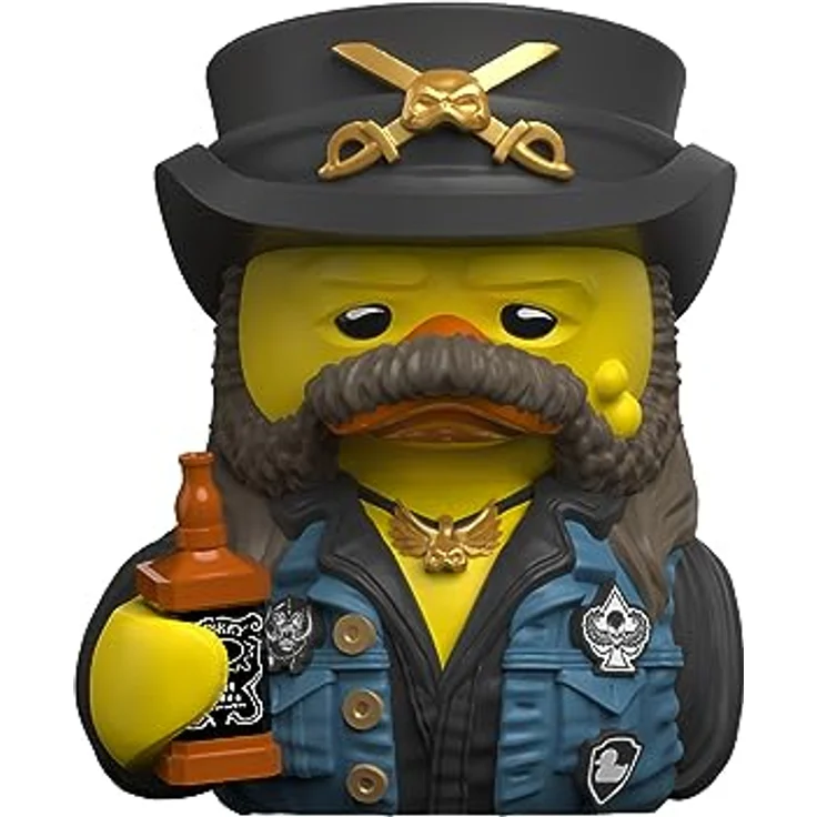 TUBBZ Box-Ausgabe Lemmy Sammler-Vinyl-Gummiente Figur - Hochdetailliert, Display-Box, 9 cm groß - Offizielles Motorhead Merchandise - Musik – Bild 3