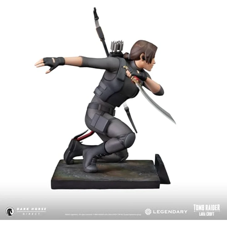 DARK HORSE COMICS Tomb Raider PVC Statue The Legend of Lara Croft, 19 cm, detailreiche Sammelfigur in bedruckter Box – Bild 5