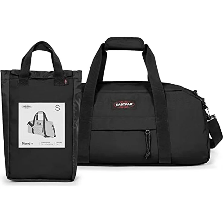 Eastpak Stand + Reisetasche, 53 cm, schwarz, 100% Polyester, ideale Sporttasche für Kinder – Bild 5