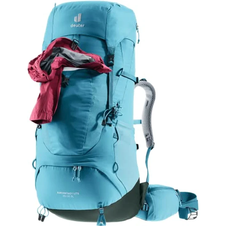 Deuter Aircontact Lite 45 + 10 SL, Trekkingrucksack für Damen mit VariQuick-Rückenlängenverstellung, gepolstertem Hüftgurt und 10 Liter erweiterbarem Volumen – Bild 9