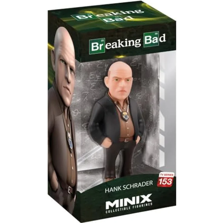MINIX Breaking Bad Hank Schrader Sammelfigur, 12 cm hohe PVC-Figur in Ausstellungsbox – Bild 1