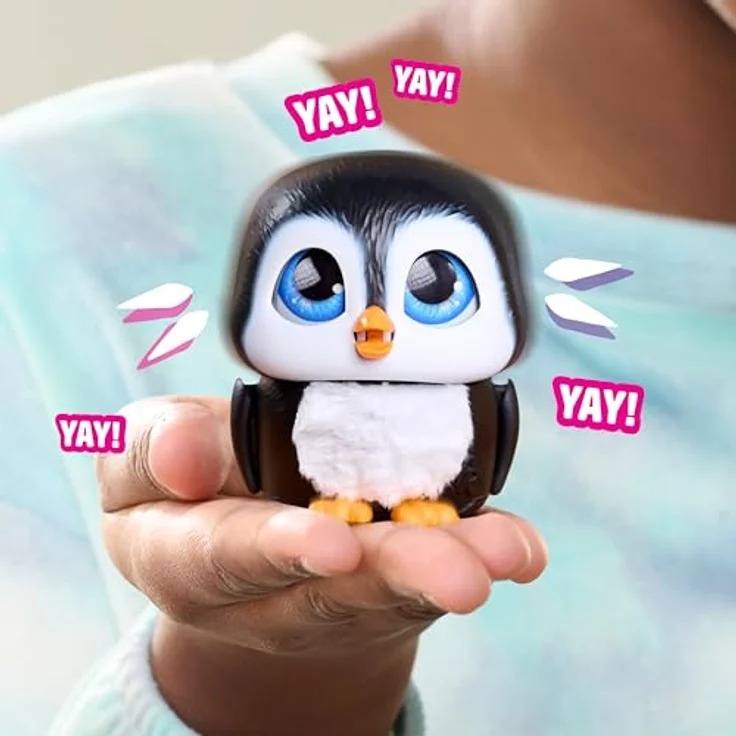 Just Play furReal Handfuls - Shivers der Pinguin, Sammelfigur mit über 50 Geräuschen und Bewegungen, 9 cm, für Kinder ab 4 Jahren – Bild 3