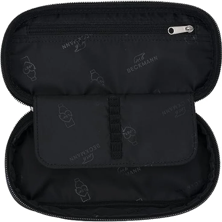 Beckmann Schulranzen Classic, 6tlg. Set in Blau, inkl. Sportrucksack, Federmäppchen und Schlamperrolle, ergonomisch – Bild 9