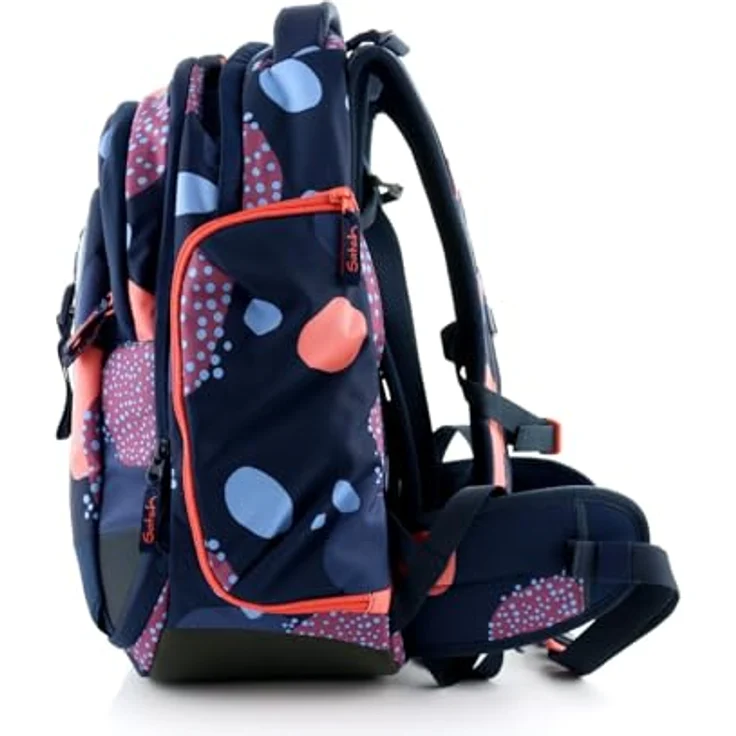 Satch Schulrucksack satch match, robuster und erweiterbarer Rucksack aus 100% recyceltem, wasserabweisendem Polyester, ergonomisches Design – Bild 4