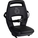 Qibbel 6+ Junior, Velokindersitz für Gepäckträger, geeignet für Kinder bis 35 kg, mit Sicherheitsgurt und klappbaren Fußstützen