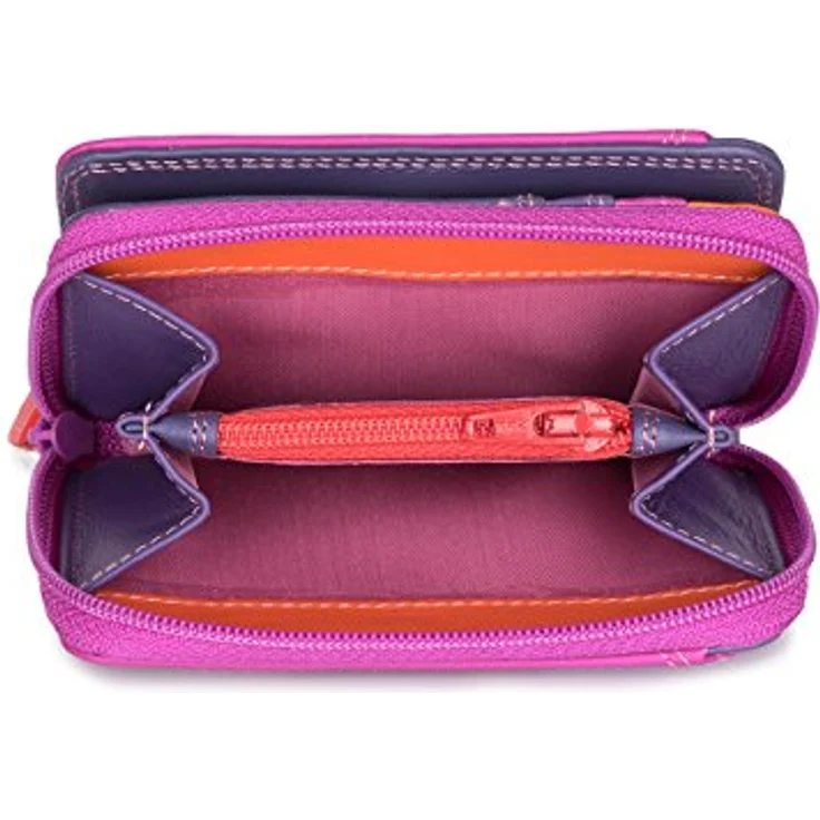 Mywalit Small Wallet, Leder Geldbörse 10 cm, pink, 100% Leder, 8 cm x 10 cm x 3 cm, für Kinder – Bild 2