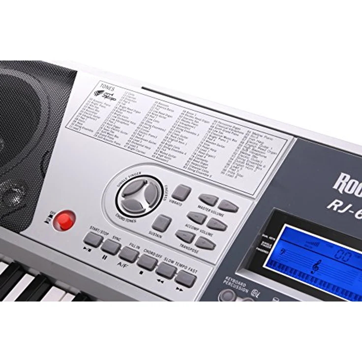 RockJam - RJ661-SK - Super Kit - 61 Tasten LCD Elektronisches Unterrichts-Keyboard mit Ständer, Hocker und Kopfhörer – Bild 5