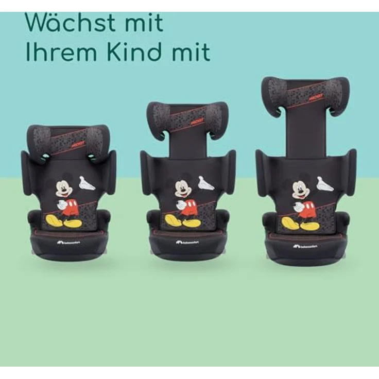 bebeconfort Kindersitz Road Fix i-Size, ab 3,5 Jahre (100-150 cm), 3,8 kg, mit ISOFIX, Disney - Authentic Mickey – Bild 3