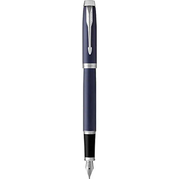Parker Pen IM Matte Blue C.C., Hochprofessioneller Schreibstift mit stabiler Edelstahlfeder, Blau – Bild 8