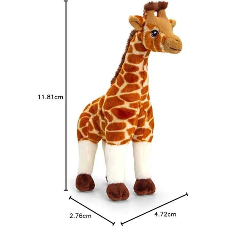 Keel Toys SE6124, Plüsch Giraffe aus 100% recyceltem Material, leicht waschbar, ideal für Babys, entspricht europäischen Sicherheitsstandards – Bild 2